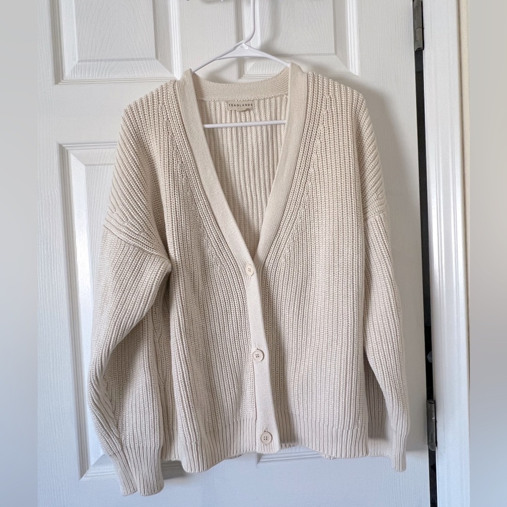 Tradlands Shelter Cardigan white/cream